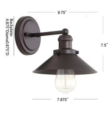 July Metal Shade Sconce